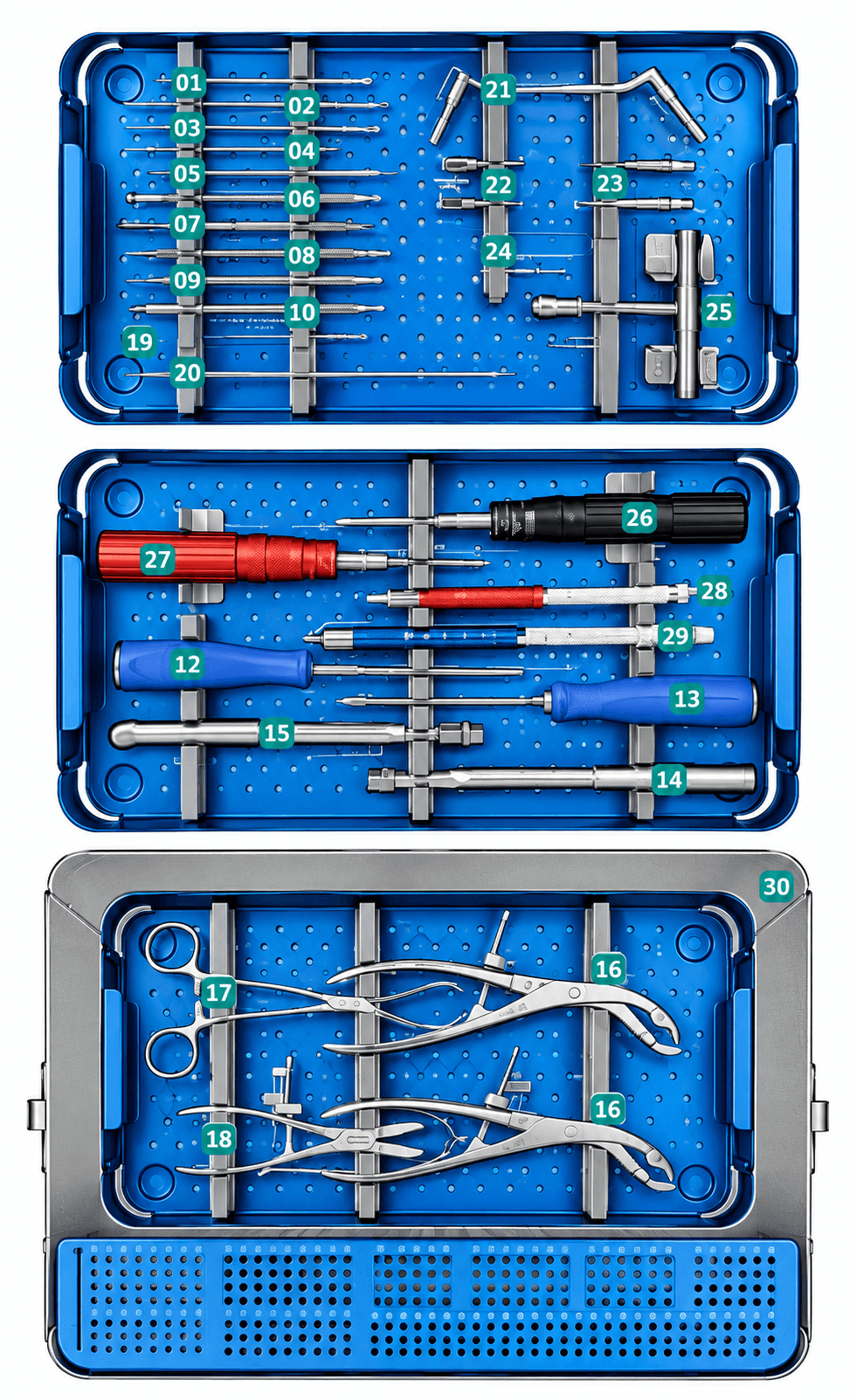 SMALL FRAGMENT LOCKING / NON-LOCKING PLATE INSTRUMENT SET